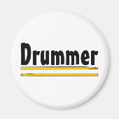 drummer drum sticks magneet (Voorkant)