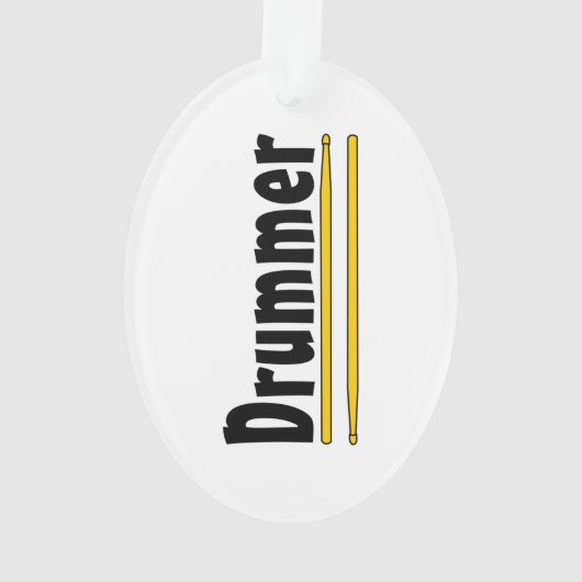 drummer drum sticks ornament (achterkant)