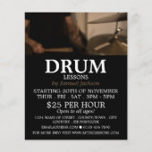 Drummer, drumlessons Adverteren brochure (Voorkant)