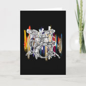 Drummer Drummer Drums Kaart (Voorkant)