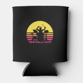 Drummer Drumming Blikjeskoeler (Voorkant)