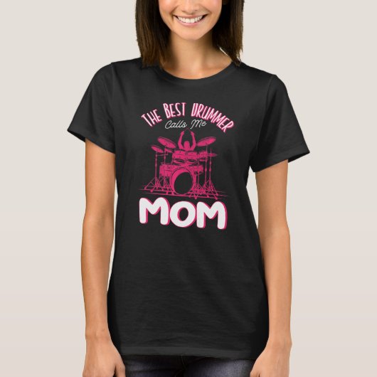 Drummer Drumming Music Drum Musician Drumset T-shirt (Voorkant)