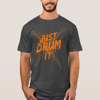 Drummer Drums Drumsticks Muzikant Outfit 3 T-shirt