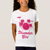 Drummer Drums Drumsticks T-shirt (Voorkant)