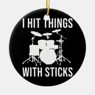 Drummer  Drumset Funny Drummers Drumming Keramisch Ornament