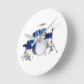 **DRUMMER-DRUMSET** KLOT RONDE KLOK (Hoek)