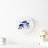 **DRUMMER-DRUMSET** KLOT RONDE KLOK (Huis)