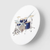 **DRUMMER-DRUMSET** KLOT RONDE KLOK (Hoek)
