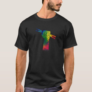 Drummer Drumstick Drumstick Drumset Music T-shirt