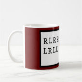 Drummer Drumstick Paradiddle RLRR Snare Drumming Koffiemok (Links)