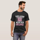 Drummer Drumsticks Percussion Drums Drumming T-shirt (Voorkant volledig)