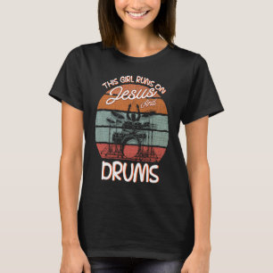 Drummer Drumstokken Instrument Drumstel T-shirt