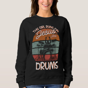 Drummer Drumstokken Instrument Drumstel Trui