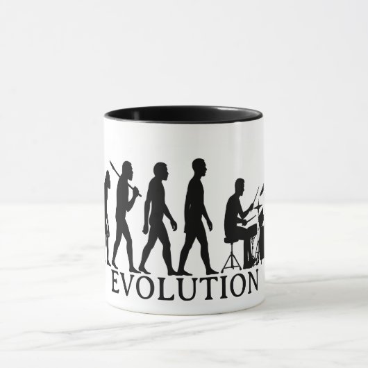 Drummer Evolutie Mok (Midden)