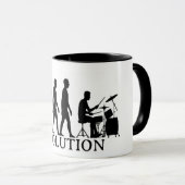 Drummer Evolutie Mok (Voorkant rechts)