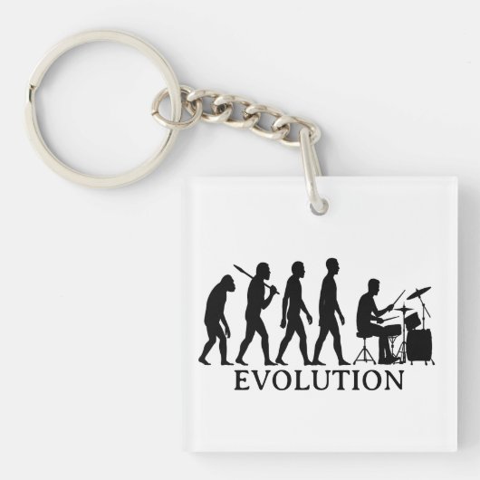 Drummer Evolution Keyring Sleutelhanger (voorkant)