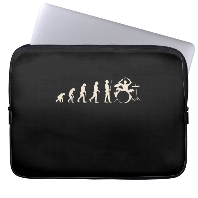 Drummer Evolution Laptop Sleeve (Voorkant)