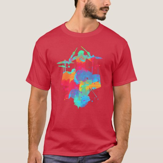 Drummer familie t-shirt (Voorkant)