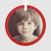 Drummer foto gedateerd Kerstmis Ornament (achterkant)