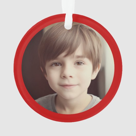 Drummer foto gedateerd Kerstmis Ornament (achterkant)