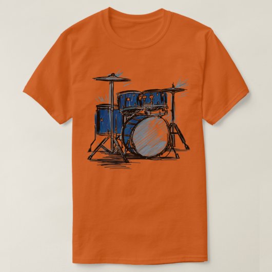 Drummer Freak T-shirt (Design voorkant)