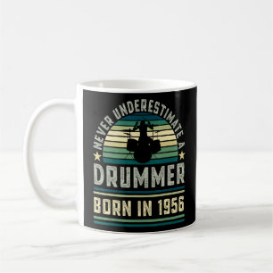 Drummer geboren 1956 70ste verjaardag Drummen Koffiemok