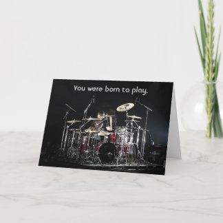 Drummer geboren om Kaart te spelen