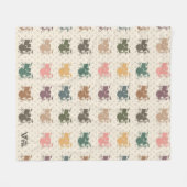 Drummer Gift Blanket, Retro Drum Liefhebber Gooi Fleece Deken (Voorkant (Horizontaal))