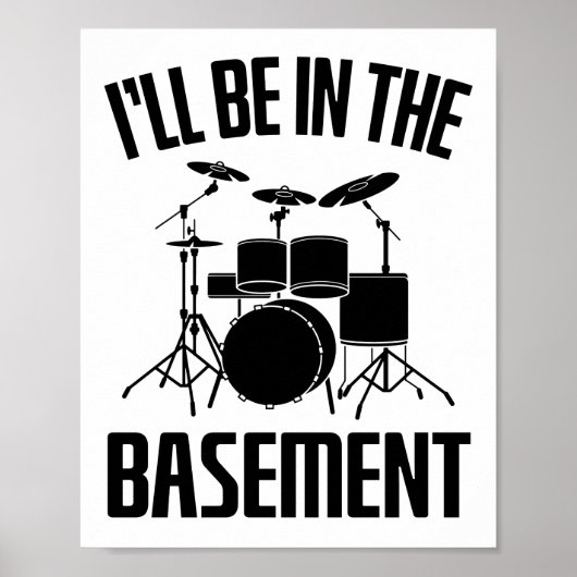 Drummer Gift, Drums Lover - drum Poster (Voorkant)