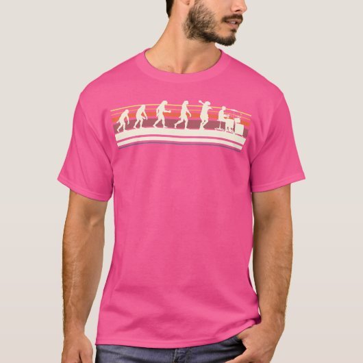 Drummer Gift Idea Evolution drumband T-shirt (Voorkant)