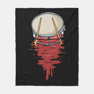 Drummer Gift Mannen Drumming Gifts Percussion Drum Fleece Deken