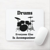 Drummer Gift Muismat (Met muis)