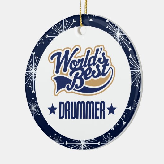 Drummer Gift Ornament (Links)
