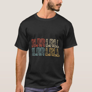 Drummer Gifts RLRR LRLL Paradiddle T-shirt