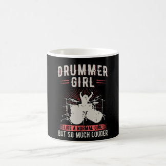 Drummer Girl| Drums Drummer Gift Koffiemok