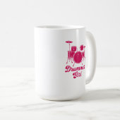 Drummer Girl | Drums Drummer Gift Koffiemok (Voorkant rechts)