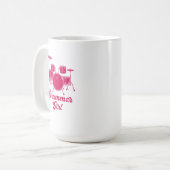 Drummer Girl | Drums Drummer Gift Koffiemok (Voorkant links)