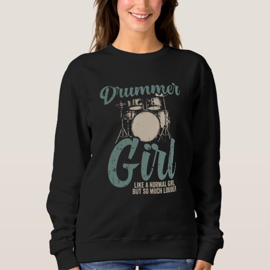 Drummer Girl | Drums Drummer Gift Trui (Voorkant)