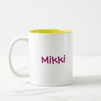 Drummer Girl - Mikki Tweekleurige Koffiemok
