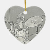 Drummer Girl Ornament (Voorkant)