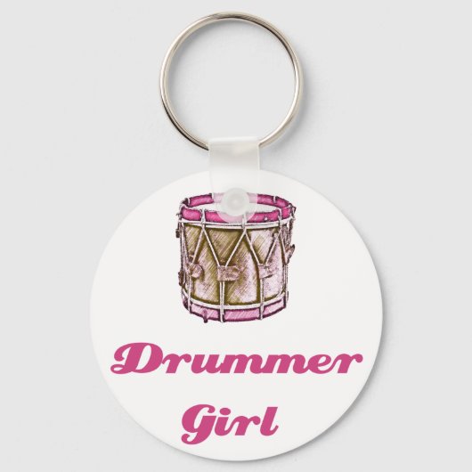 Drummer Girl Sleutelhanger (Voorkant)