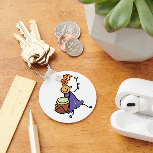 Drummer Girl Sleutelhanger