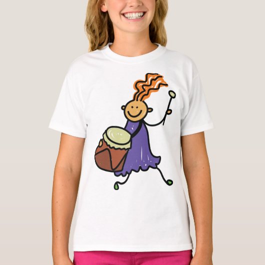 Drummer Girl T-shirt (Voorkant)