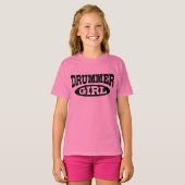 Drummer Girl T-shirt (Voorkant volledig)