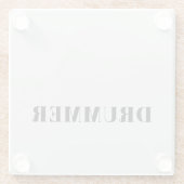 Drummer glas onderzetter (Achterkant)