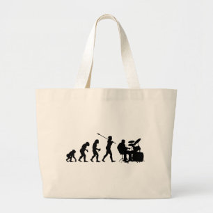 Drummer Grote Tote Bag