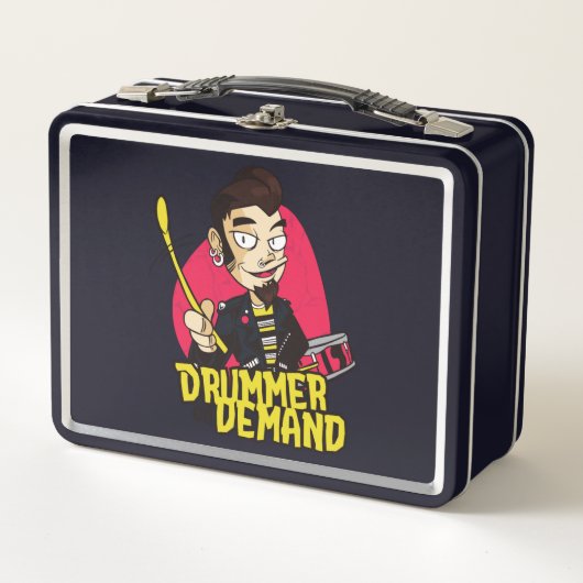 Drummer Guy with Drumsticks Design (Voorkant)