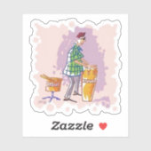 Drummer I contour sticker (Vel)