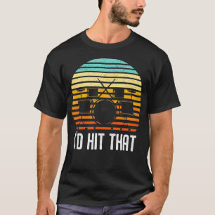 drummer-id raakte die grappige percussiedrums t-shirt