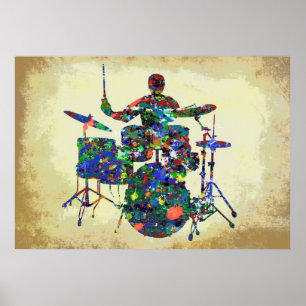 DRUMMER IN FASE POSTER